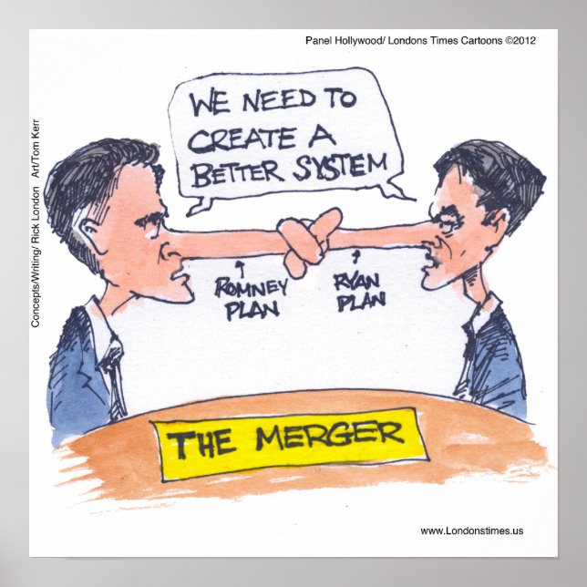 Ryan Romney Pinocchio The Merger Affisch (Framsidan)