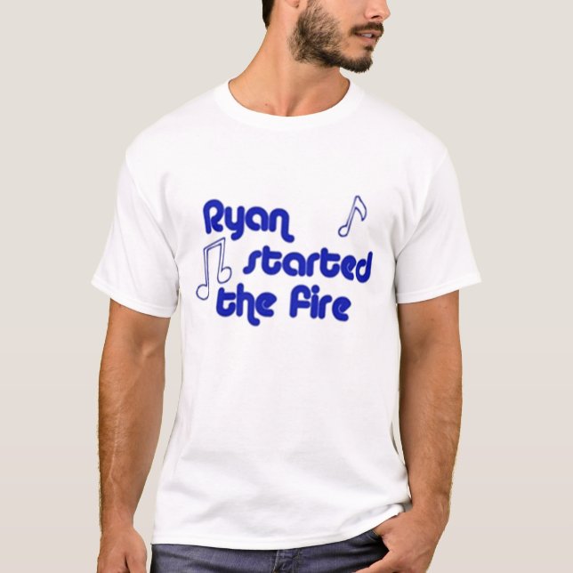 Ryan startade avfyra tee shirt (Framsida)