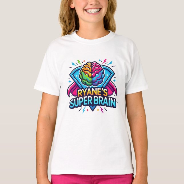 Ryane's Toppen Brain - Tävling for Hope Walk T Shirt (Framsida)