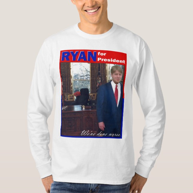 ryanforpresident2 tee shirt (Framsida)