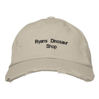 Ryans Dinosaur Shop Broderad Keps