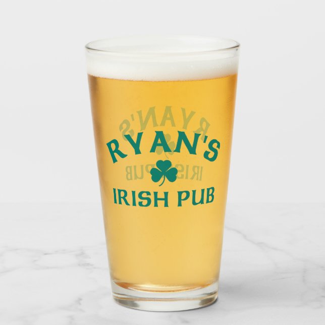 Ryans irländska pub  glaskopp (Framsida fylld)