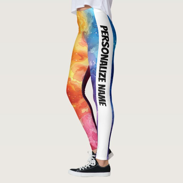 RYCKLIG Watercolor PERSONALIZE Leggings (Vänster)