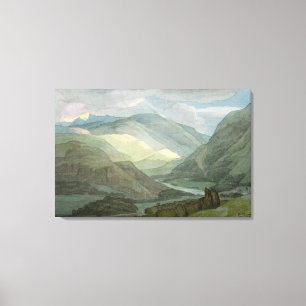 Rydal vatten, 1786 (w/c) canvastryck