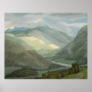 Rydal Vatten, 1786 (w/c) Poster