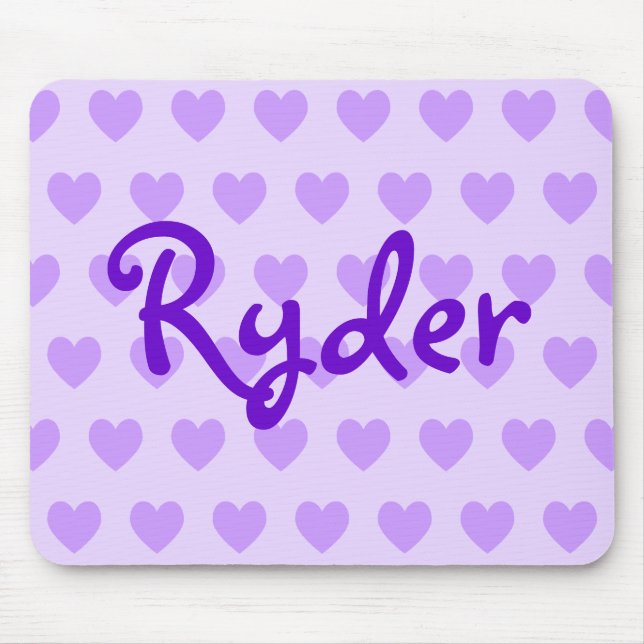 Ryder i Lila Musmatta (Framsidan)
