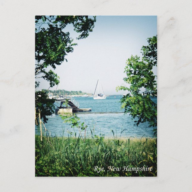 Rye, New Hampshire Postcard Vykort (Framsida)