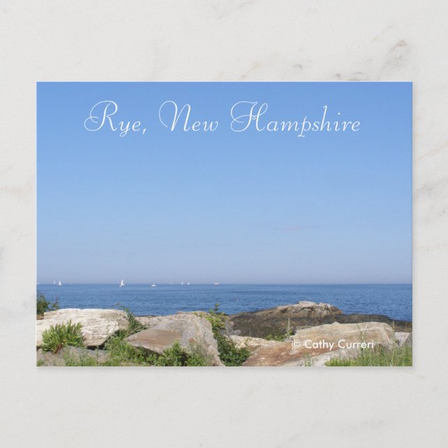 Rye, New Hampshire Postcard Vykort (Framsida)