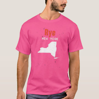 Rye New York USA State America Travel New Yorker T Shirt