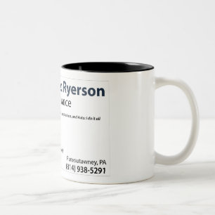 Ryerson försäkringmugg Två-Tonad mugg