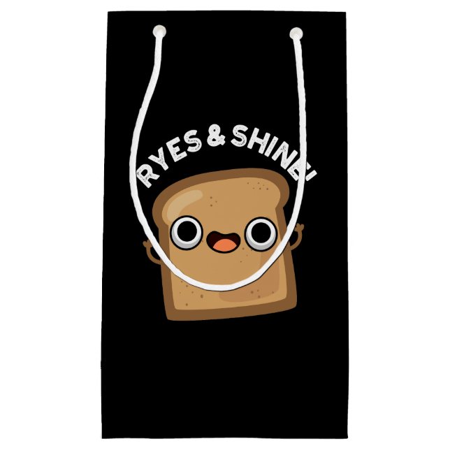 Ryes and Shine Funny Bread Pun Mörk BG (Framsidan)
