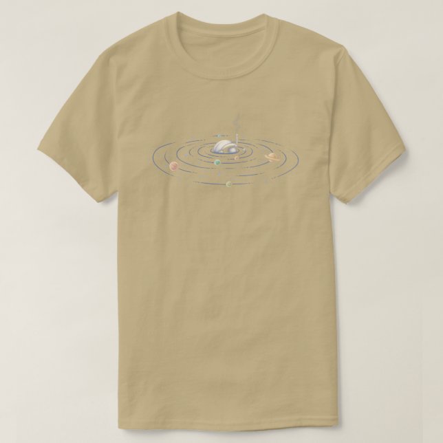Rygg i rymden t shirt (Design framsida)