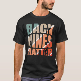 Rygg Nines Matter för en Golfer T Shirt