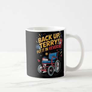 Rygg upp Terry satte den i bakvänd fjorton juli Kaffemugg