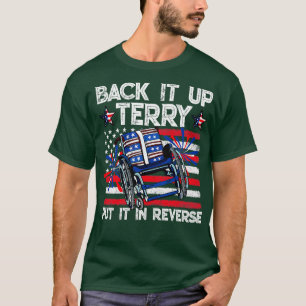 Rygga upp Terry Lägg det i Reverse Fireworks 4:e J T Shirt