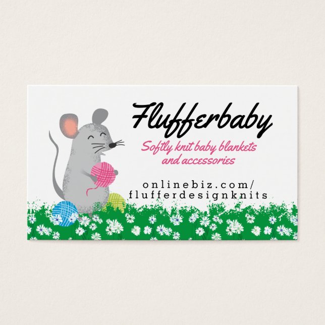 Rygggarn av trikå av trikå visitkort (Framsidan)