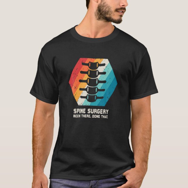 Ryggkirurgi T Ryggstötning i ländryggen T Shirt (Framsida)