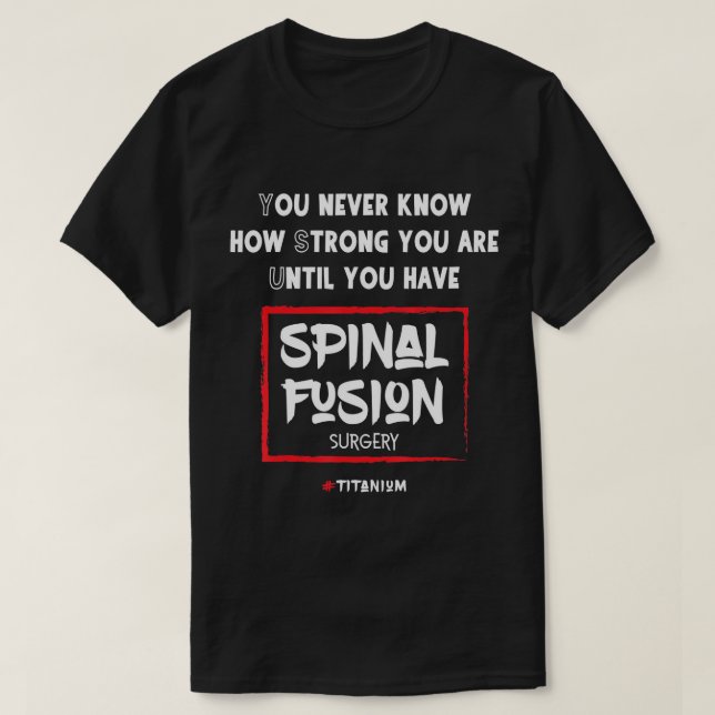 Ryggkirurgi T- Shirt T Shirt (Design framsida)