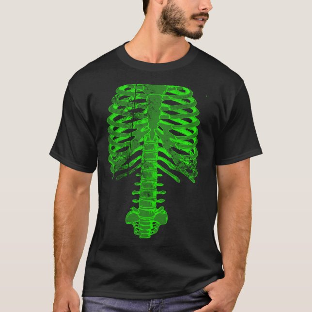Ryggrads- klappröntgenstråle tee shirt (Framsida)