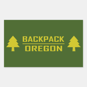 Ryggsäck Oregon Rektangulärt Klistermärke
