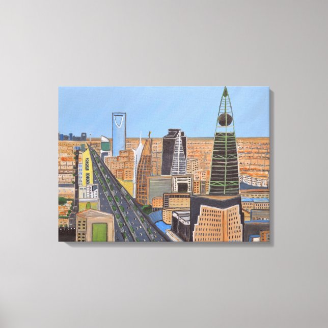 Ryjadh, Saudiarabien canvas (Framsida)