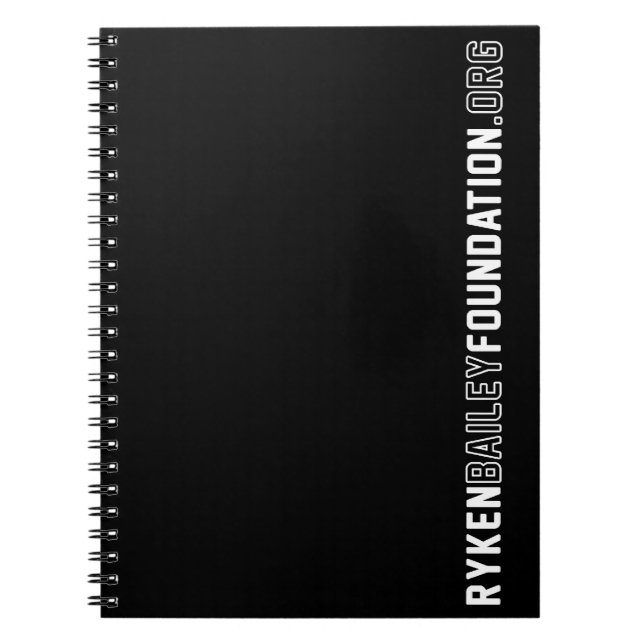 Ryken Bailey Foundation Anteckningsblock (Framsidan)