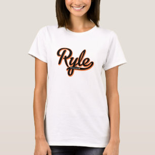 Ryle Raiders Script Baby Doll T Shirt