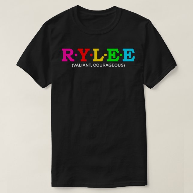 Rylee Valiant Couragous T Shirt (Design framsida)