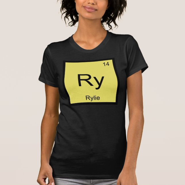 Rylie Namn Kemi Element Periodiska Systemet Tröja (Framsida)