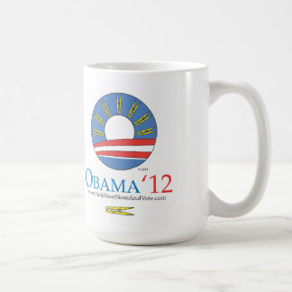 Rym din näsa och rösta Obama 2012 Kaffemugg