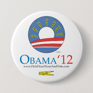 Rym din näsa och rösta Obama 2012 knäppas Knapp