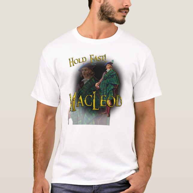 Rym fastar! Den klanMacLeod höglandet spelar Tee Shirt (Framsida)