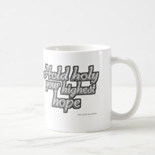 Rym heligan ditt högsta hopp (Nietzsche) Kaffemugg