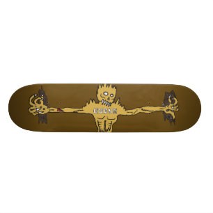 Rym inte tillbaka old school skateboard bräda 18 cm