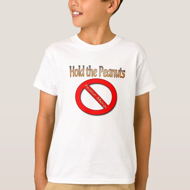 Rym skjortan för jordnötjordnötallergin tee shirt (Framsida)