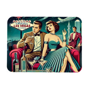 Rymåldern Las Vegas Martini-fest Magnet