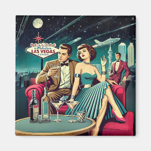 Rymåldern Las Vegas Martini-fest Magnet