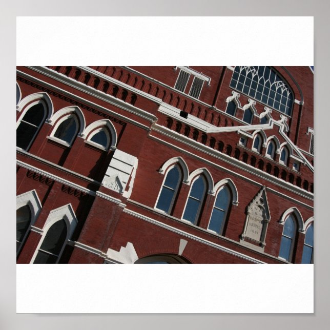 Ryman Auditorium Poster (Framsidan)