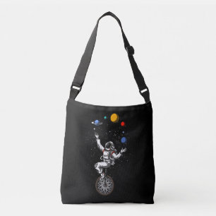 rymastronaut Juggling Planets Cosmic astronomy Axelväska