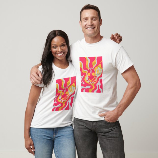 Rymd Alien krigare T Shirt (Unisex)