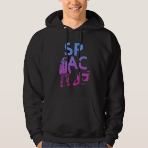 Rymd Astronaut Rymdpromenad Astronauter Är Utomjor Hoodie