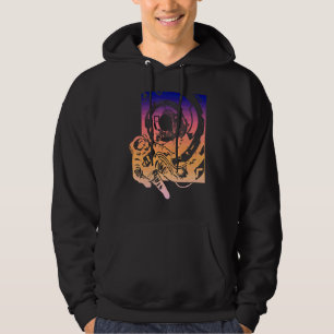 Rymd Astronaut Rymdpromenad Astronauter Är Utomjor Hoodie