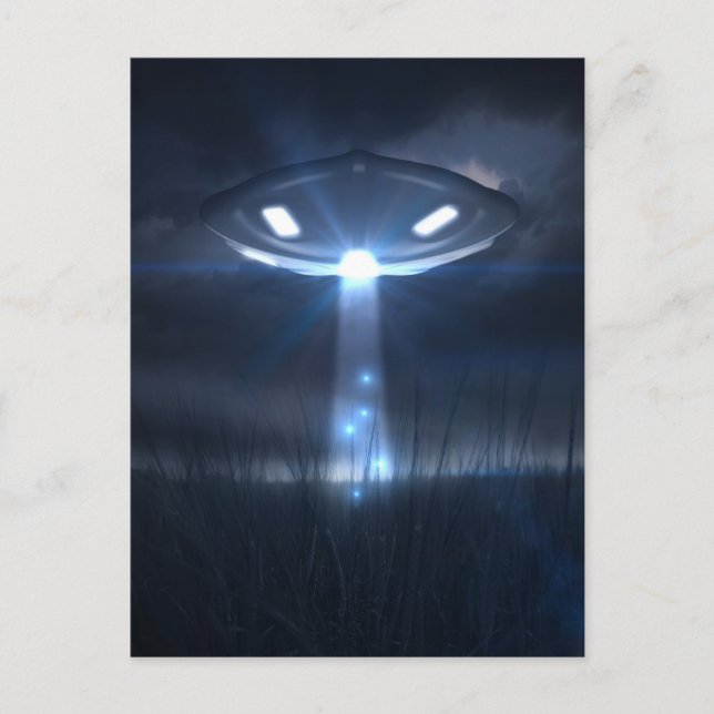 Rymd besökare vykort (Framsida)