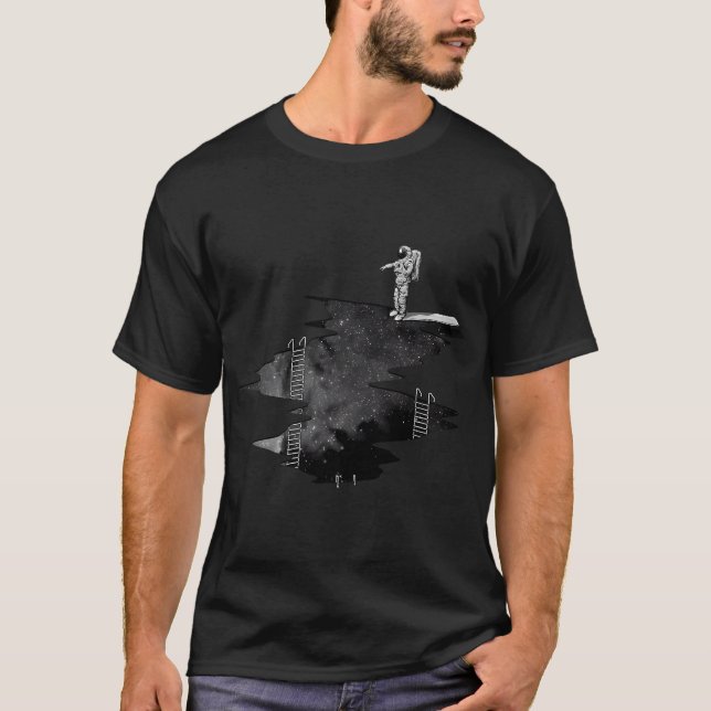 Rymd Dykning T Shirt (Framsida)