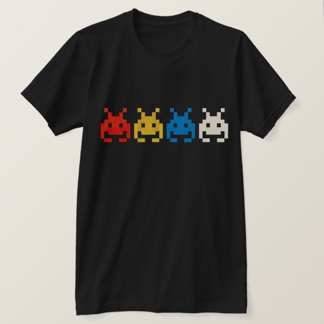 Rymd Fiender T Shirt (Design framsida)