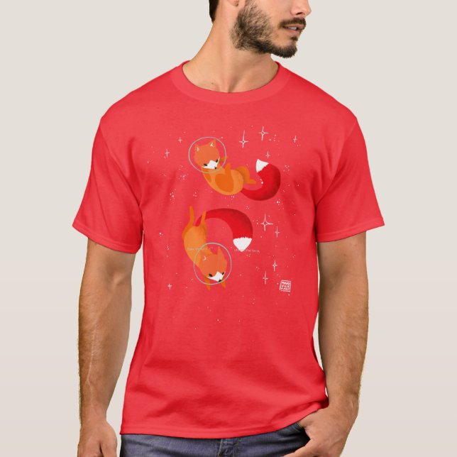 Rymd Foes Pojke rolig T Shirt (Framsida)