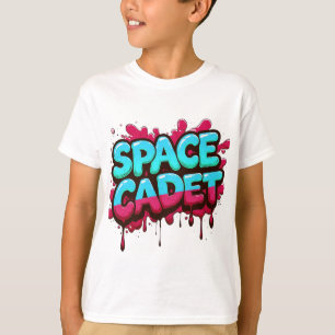 Rymd Kadett Graffiti Typografi T Shirt