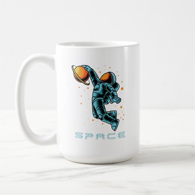 rymd kaffemugg (Vänster)