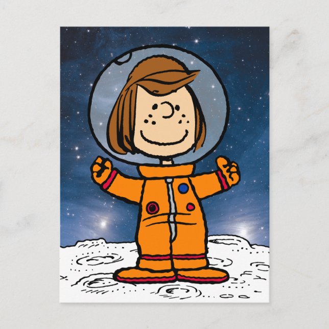 RYMD | Pepparkaks-Patty Astronaut Vykort (Framsida)