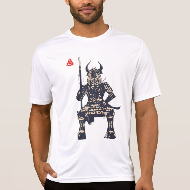 Rymd Samuraj Krigare T Shirt (Framsida)